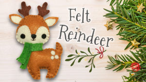 Christmas Felt Reindeer