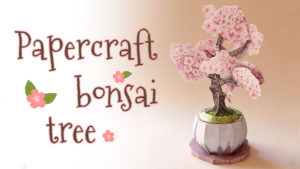 Paper Bonsai tree