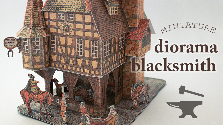 Medieval Blacksmith Diorama