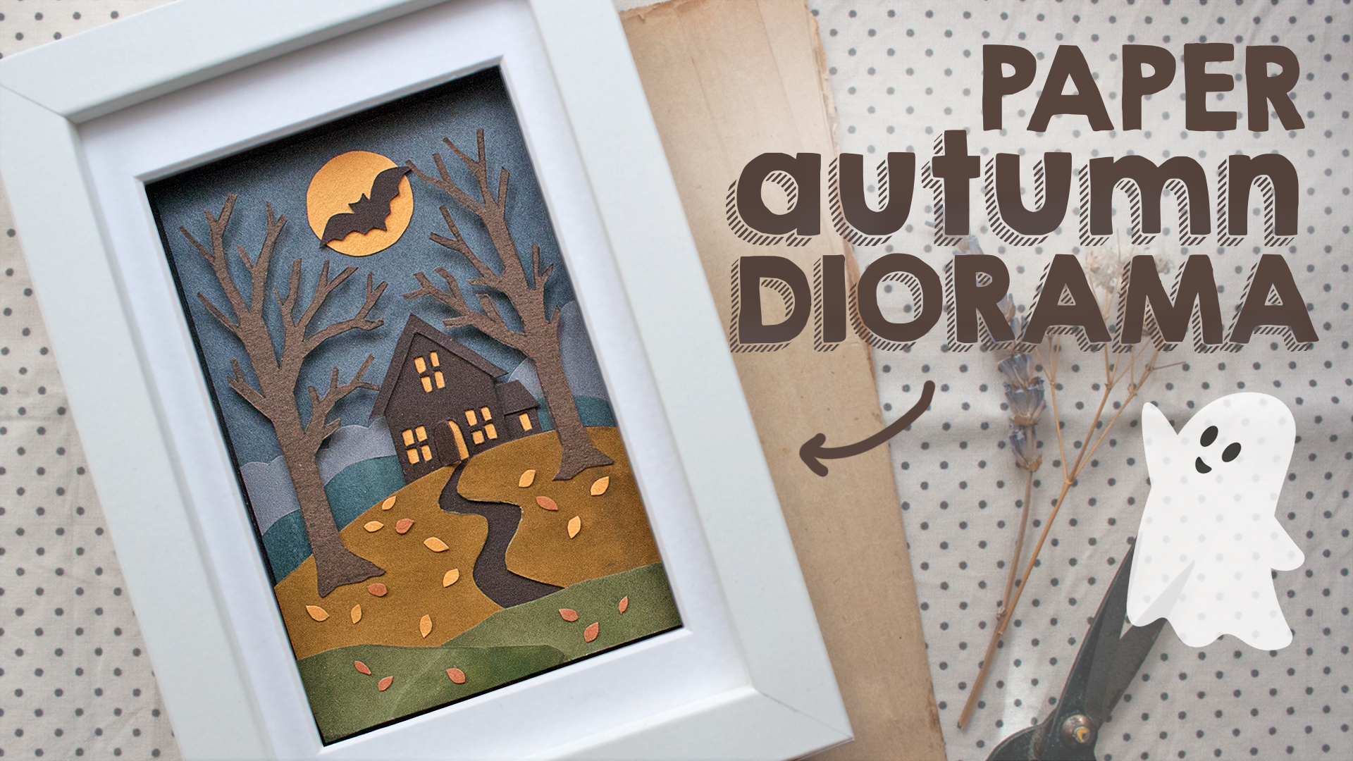 Autumn Paper Diorama