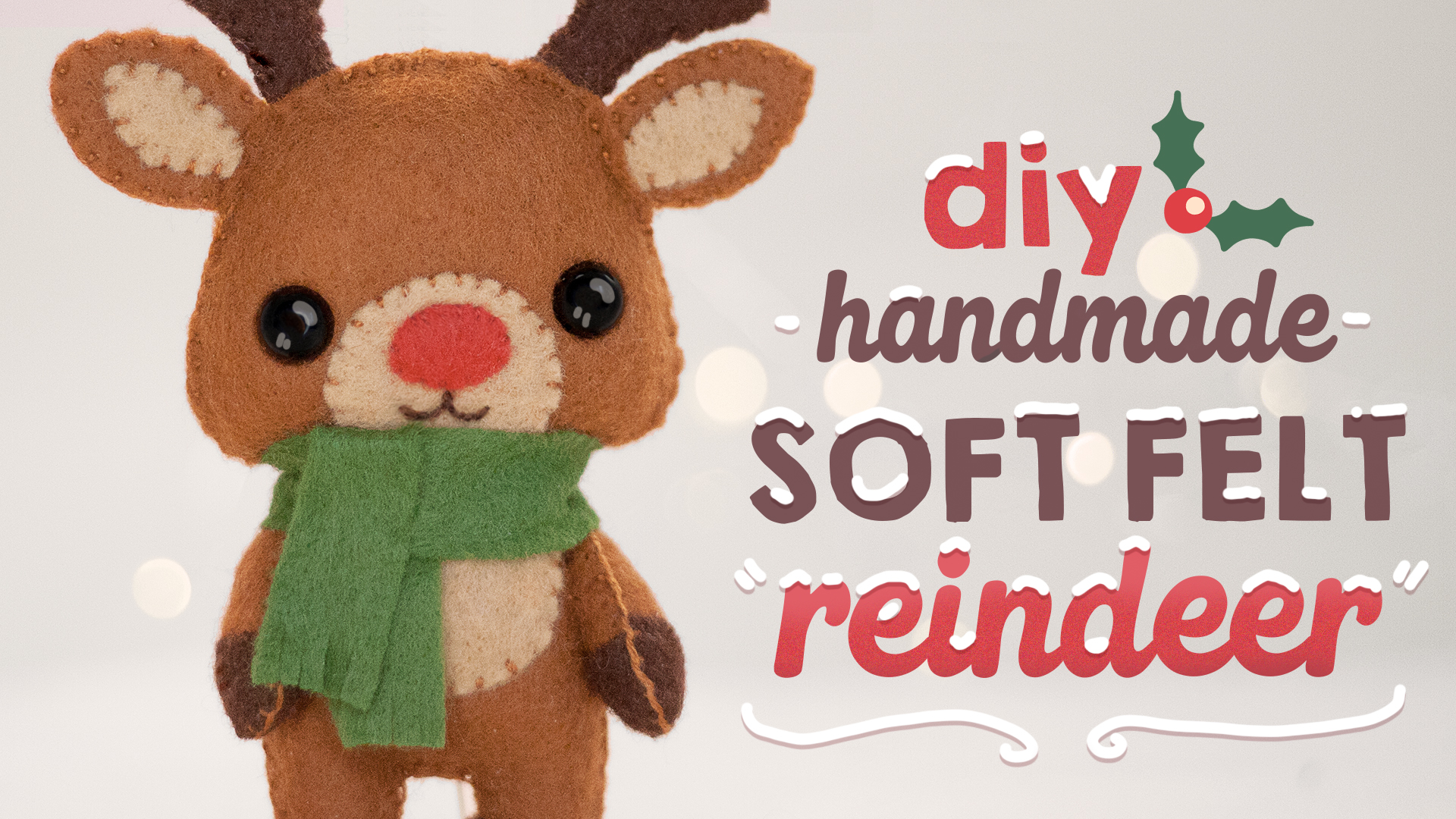 Felt Reindeer 2025