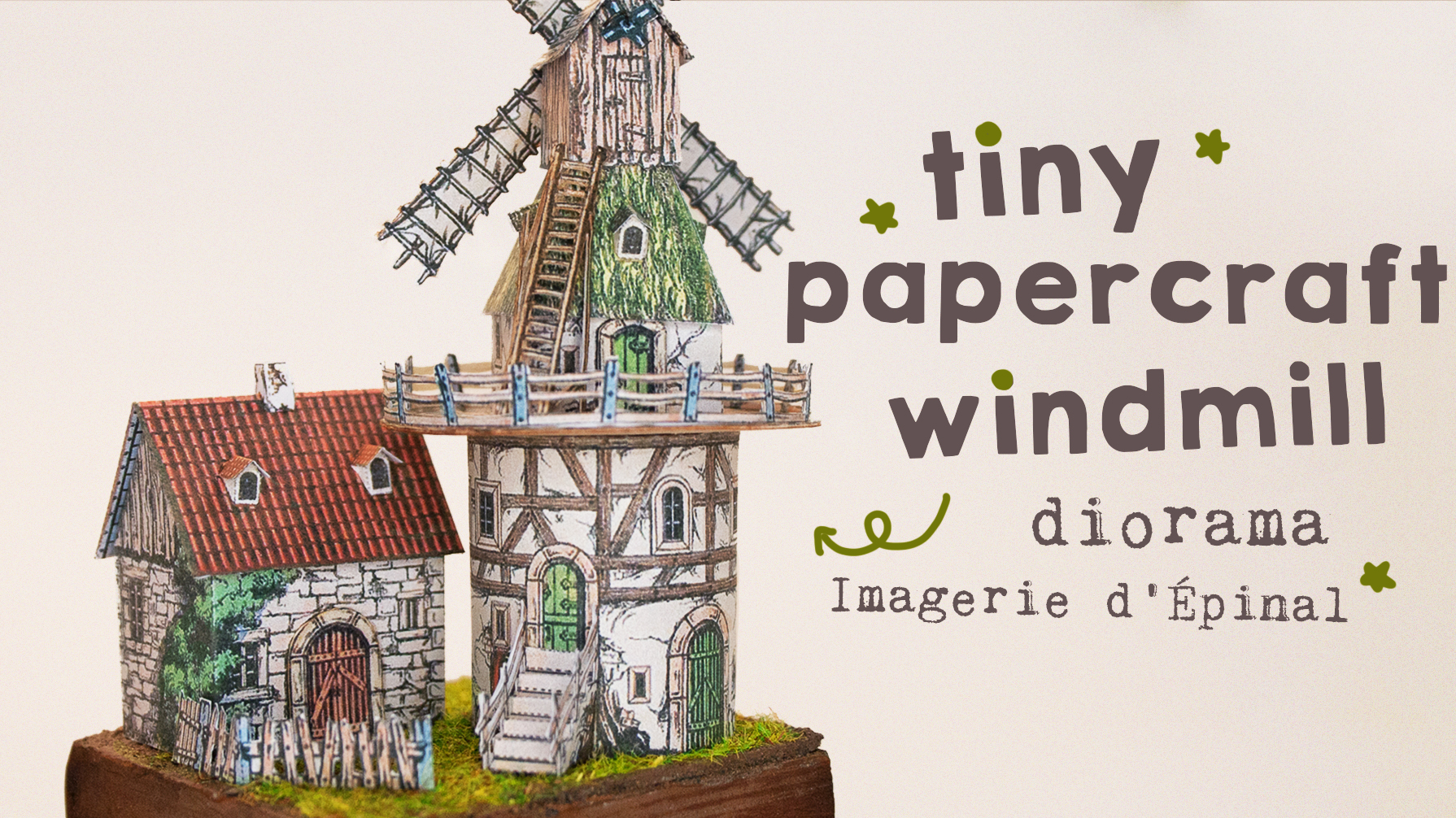 Tiny Windmill Papercraft